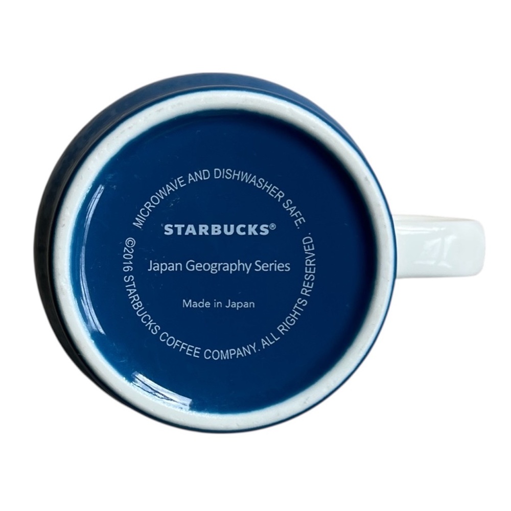 Starbucks Japan Geography Series Mug with Blue Base - Picture 8 of 9